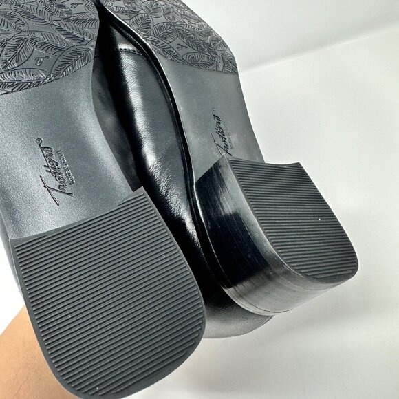 Trotters Womens Ash Slip On Black Loafers Size 8M - Picture 7 of 10